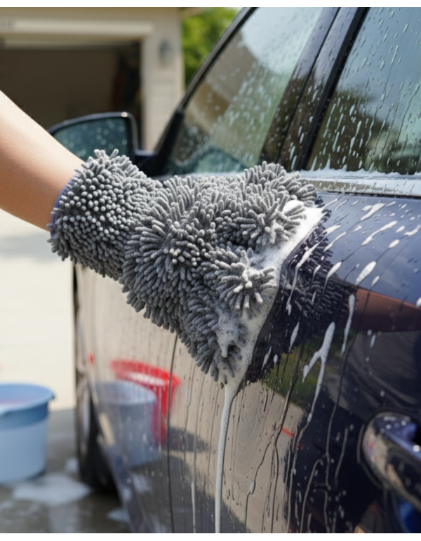 Brosse de lavage en forme de gant
